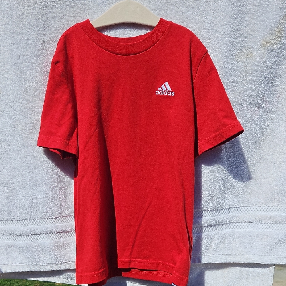 Adidas Kids Classic Red Tee Size 6